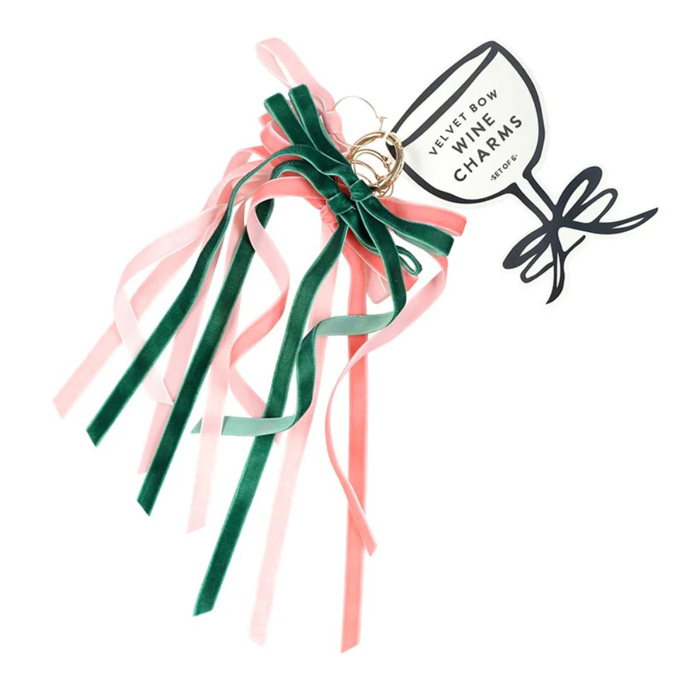 Velvet Bow Drink Marker - Mahjong