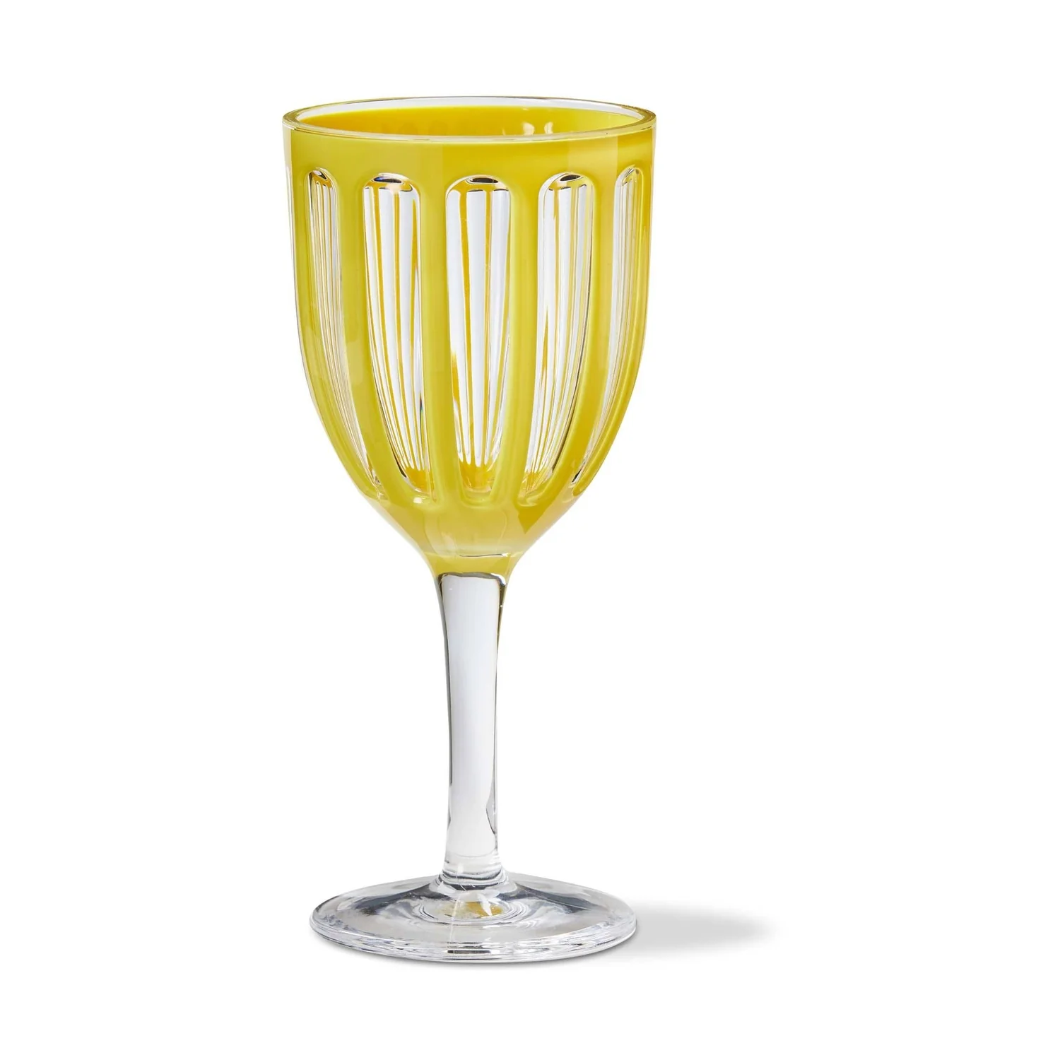 Villa Acrylic All Purpose Wine Glass - Yellow