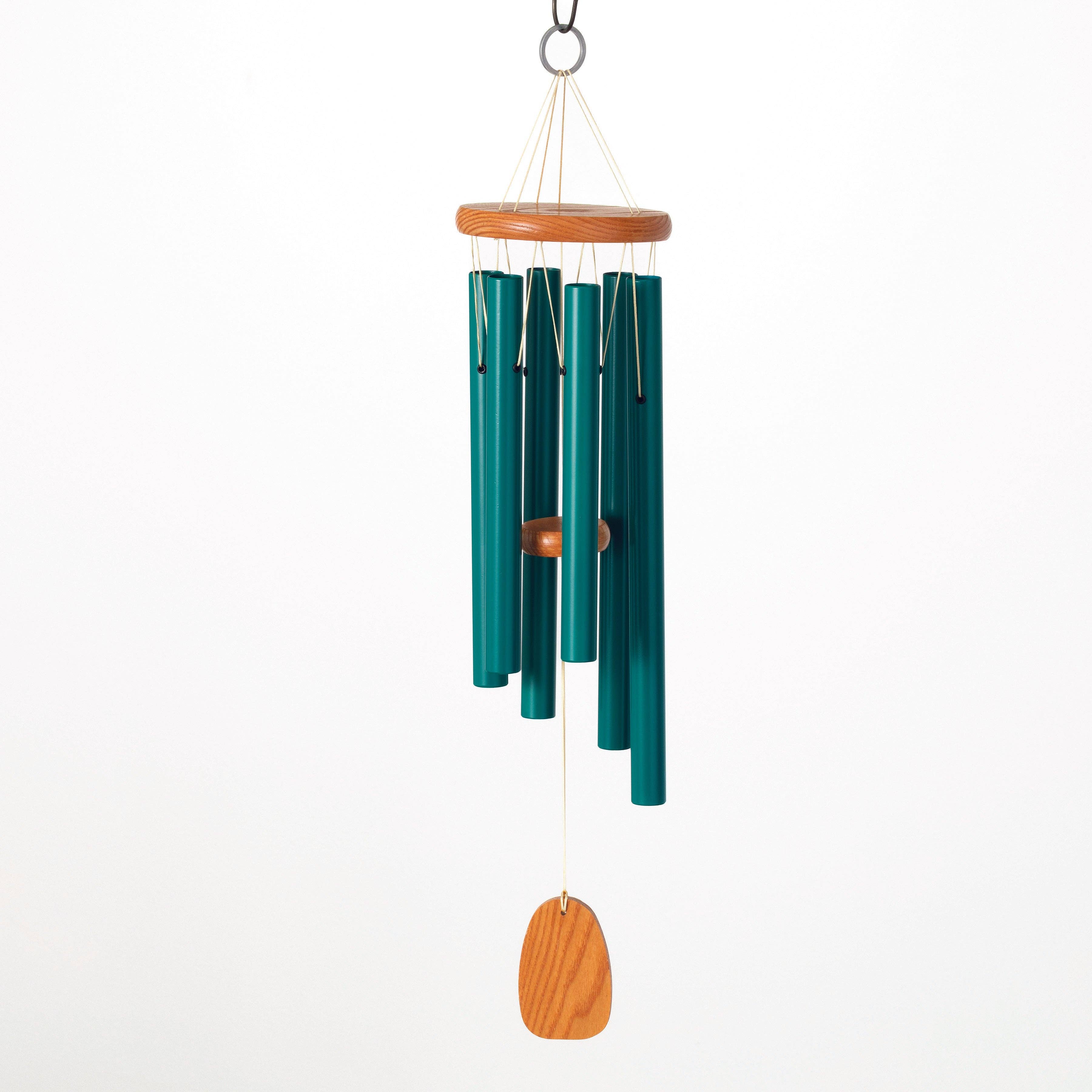 Wind Chime - Wood Top Cherry - Green