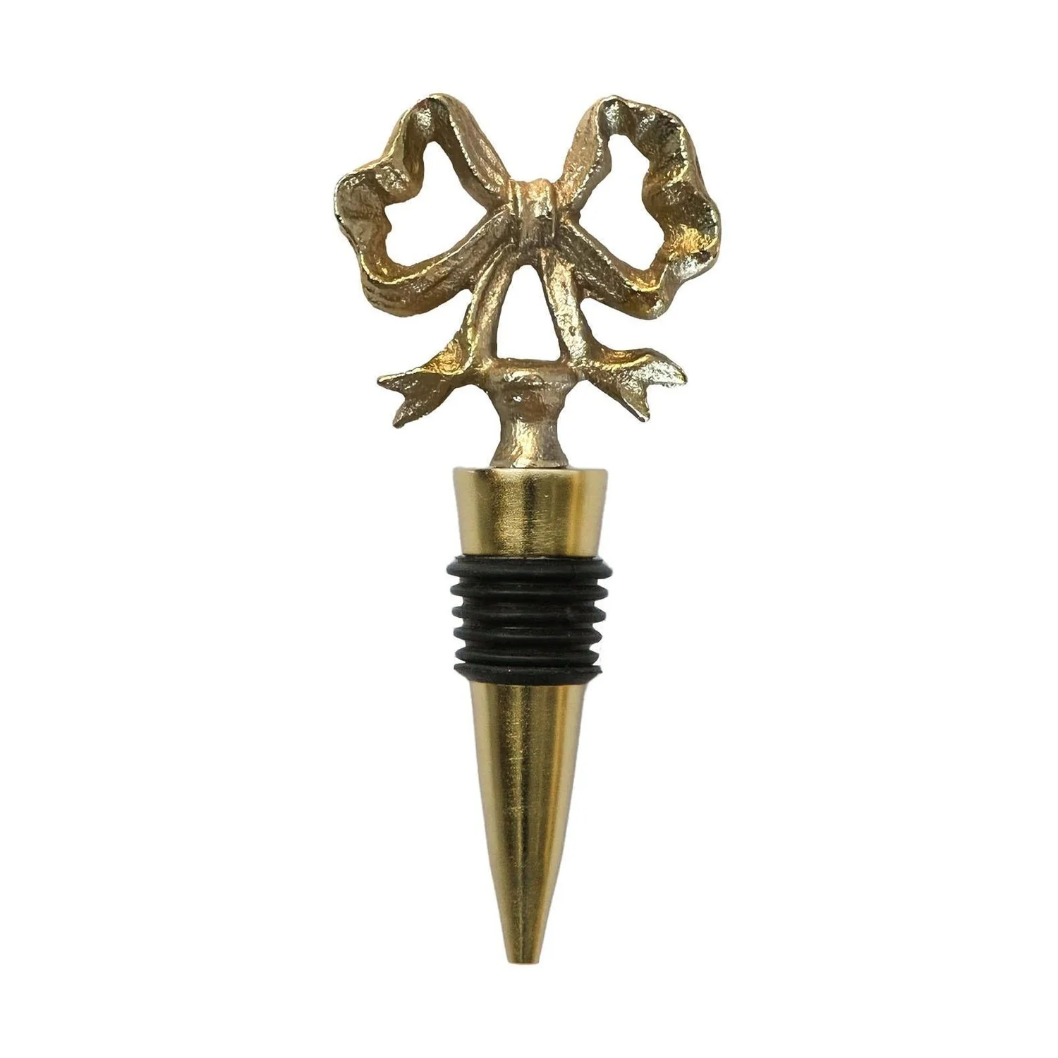 Gold Bow Wine Stopper
