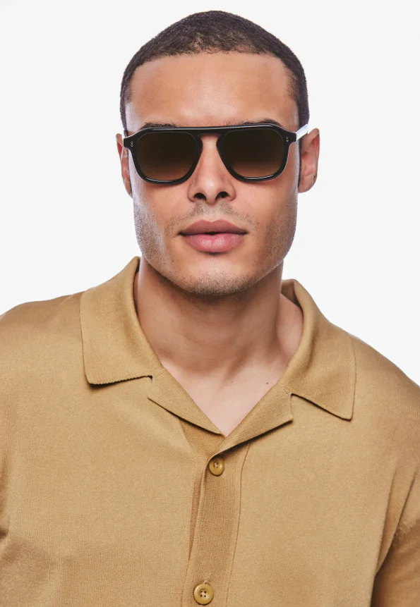 Zander Eyewear- Black + Black Tea - Image 3